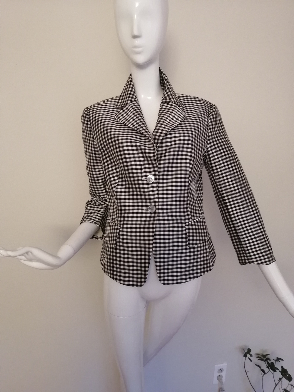 100% Silk Marc Aurel Women's Tailored Blazer size 38 - Picture 2 of 9